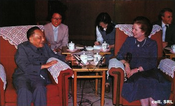 Deng Xiaoping und Thatcher