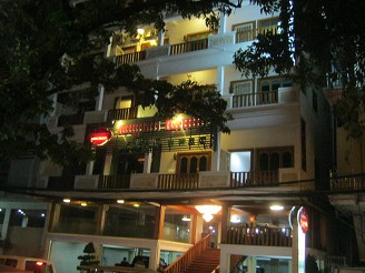 Das Hotel in Phnom Phen