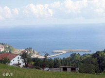 Sea mole in Mutriku in Spain
              with a wave power plant inside