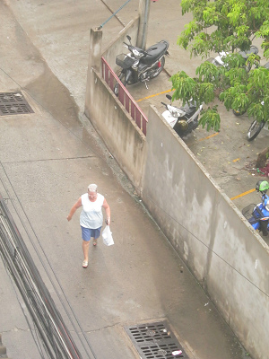 Eine
                                      Spionin im Hotel Maple Mansion,
                                      wahrscheinlich eine kriminelle
                                      Schweizerin, 7. Juni 2013
