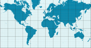 mapa cortada
                con la proyecci�n de Mercator 05