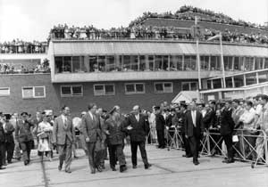 Gagarin cult: Reception at London
                          Heathrow in July 1961