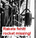 Gagarin an der Rampe ohne
                                      Rakete, gemaltes Bild