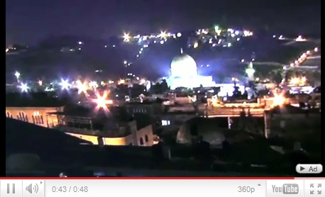 Video 03:
                    Bfo (Ufo) �ber Jerusalem, 28.1.2011 (08), das helle
                    Objekt dreht sich (04)