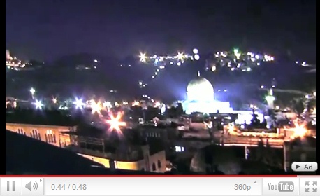 Video 03:
                    Bfo (Ufo) �ber Jerusalem, 28.1.2011 (09), das helle
                    Objekt fliegt weg (01)
