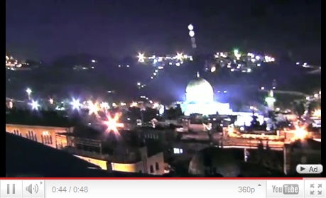 Video 03:
                    Bfo (Ufo) �ber Jerusalem, 28.1.2011 (10), das helle
                    Objekt fliegt weg (02)