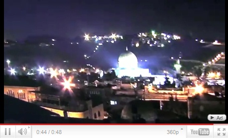 Video 03:
                    Bfo (Ufo) �ber Jerusalem, 28.1.2011 (12), das helle
                    Objekt ist weggeflogen