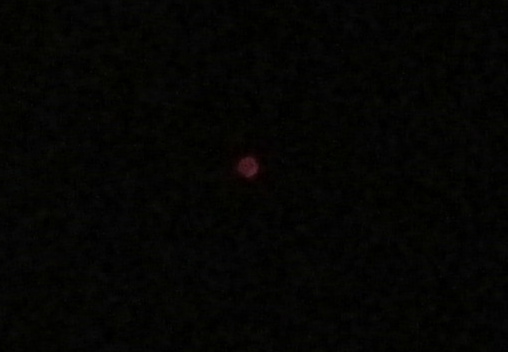 Object (UFO) over Lima Los
              Olivos, only red light visible, Dicember 25, 2016,
              0h11min.30sec.