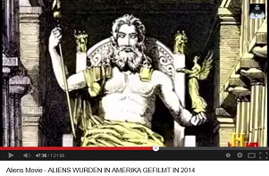 Darstellung von Zeus mit einer
                                    gefl�gelten Frau auf einer Hand