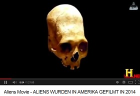 Funde von Skeletten mit Langsch�deln in Cahuachi
              in Peru