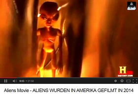 Grauer Ausserirdischer: D�rr, ca. 1,20 m gross, und
                ein verl�ngerter Kopf