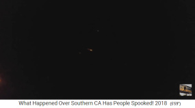 1.9.2018: UFO mit oranger
                      Lichterreihe �ber San Diego 10