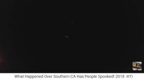 1.9.2018: UFO mit oranger
                      Lichterreihe �ber San Diego 11