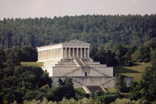 Walhalla temple (copy of Greek temple)