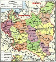 Karte Polen 1919-1938
