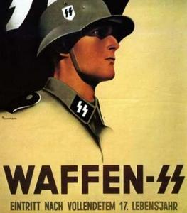 Plakat im 3R Waffen SS ab 17
                                Jahren, ab 1936 ca.