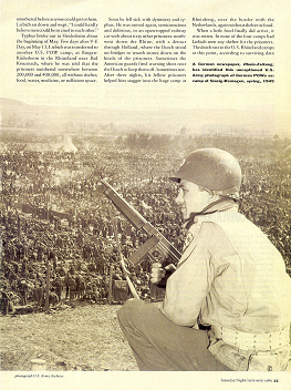 Eisenhowers Todeslager (Eisenhower's Death
                        Camps), Saturday Night, September 1989, Seite
                        33