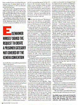 Los campos
                        de la muerte de Eisenhower (Eisenhower's Death
                        Camps), revista Saturday Night, septiembre 1989,
                        p�gina 3