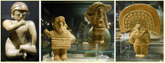 Ausserirdische (G�tter der Vorzeit) im
                      Kulturmuseum in Quito, Ecuador