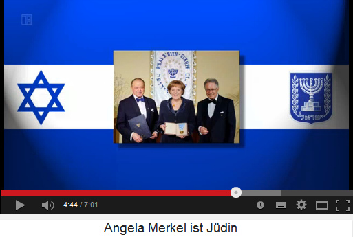 [Moses-Fantasie]-Jdin Angela
                            [Mossad]-Merkel mit dem zionistischen
                            Bnei-Brith-Orden