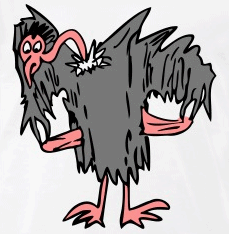 Pleitegeier-Karikatur - wenn Herr
                            Schuble nichts mehr hat, dann klaut er sich
                            die Sparkonten