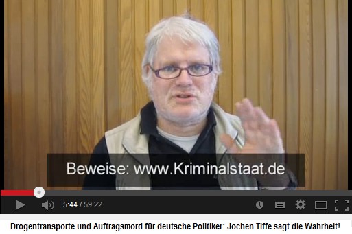 Zeugenaussage von
                          Jochen Tiffe: Die Beweise sind alle bei
                          http://www.Kriminalstaat.de