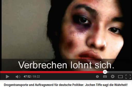 Frau mit einem glauen Auge - die
                          muslimischen und die linken Schlger werden
                          von der Klner Justiz nie bestraft