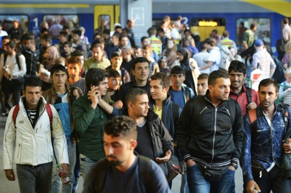 Asylanten sind alle m�nnlich, Beispiel
                        M�nchen 12.9.2015