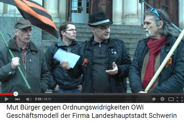 Widerstand gegen das
                  privatisierte Gericht Schwerin und einen Richter, der
                  seine Beschl�sse nicht unterschreibt