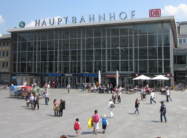 Hauptbahnhof K�ln, der Tatort
                in der Silvesternacht 2015/2016