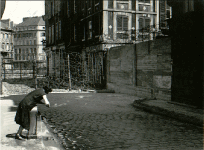 Le Havre, Rue de la Gaffe mit
                    "Niemandsland" 1942