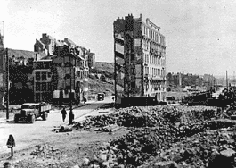 Boulogne-sur-Mer in Ruinen 1944