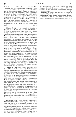 Encyclopaedia Judaica: Jews in Luxembourg
                          02, vol. 11, col. 591-592