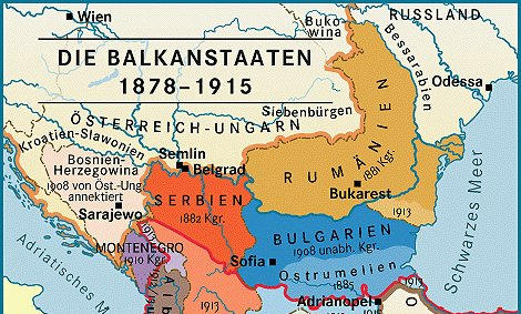 Karte von
                Rum�nien 1915