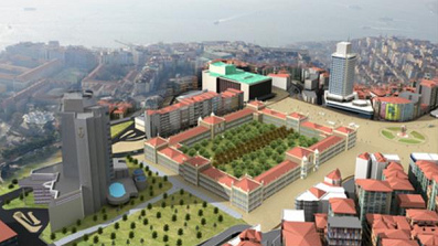 Das
                Gezi-Park-Projekt des Herrn Erdogan: Der Park soll
                zerst�rt werden und ein Einkaufszentrum hin