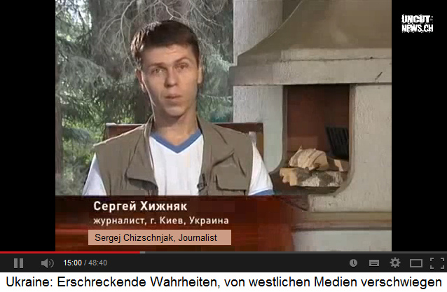 Sergej
                      Chizschnjak, Journalist in Kiew