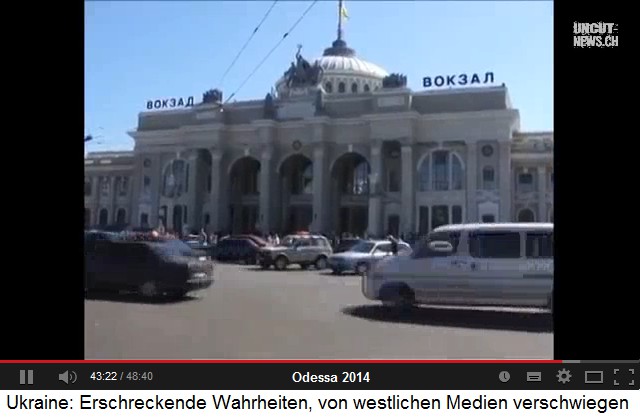 Odessa
                    2014, der Hauptbahnhof, Fassade