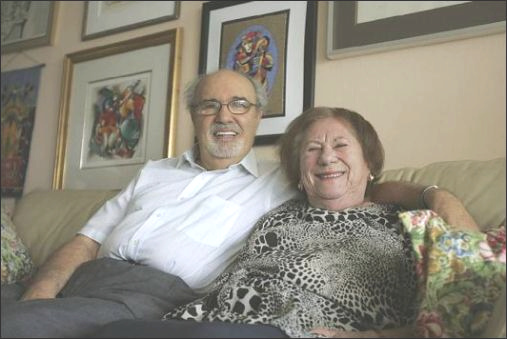 Ehepaar Rosenblat, 50 Jahre verheiratet, aber ohne
                Äpfel