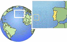Azores Azoren Position Karte map mapa