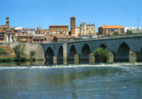 Tordesillas Stadtbr�cke �ber den
                      Duero