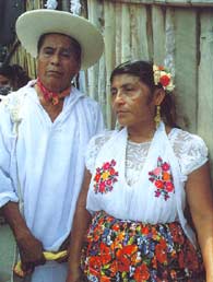 Tonaken-Indio-Ehepaar aus Veracruz