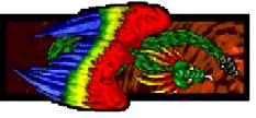 Quetzalcoatl, Gott der Azteken, als
                        gefiederte Schlange
