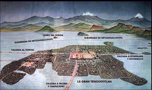 Tenochtitlan: Luftbild
