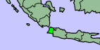 Karte mit der
                Position von Bantam / Banten