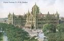 Bombay /
                        Mumbai : Bahnstation Bahnhof f�r den Sieg /
                        Victoria / railway station / gare terminus /
                        estacion / estaci�n