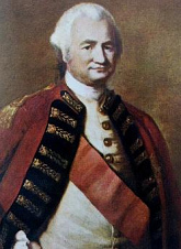 Robert Clive von der
                          englischen Ostindien-Kompanie, Portrait