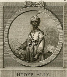 Hyder Ali von
                            Hyderabad in Mysore
