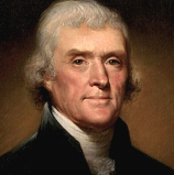 Thomas
                Jefferson, ein weisser Rassist der ersten Stunde der
                "USA", Portrait
