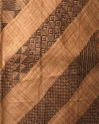 Geflochtene Matte aus Tonga mit
                                  geometrischen Mustern, ethnologische
                                  Sammlung G�ttingen, Nahaufnahme
