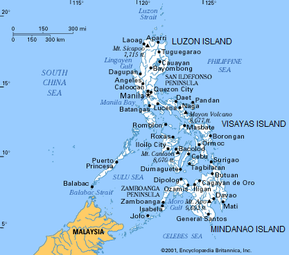 Karte der
              "Philippinen"